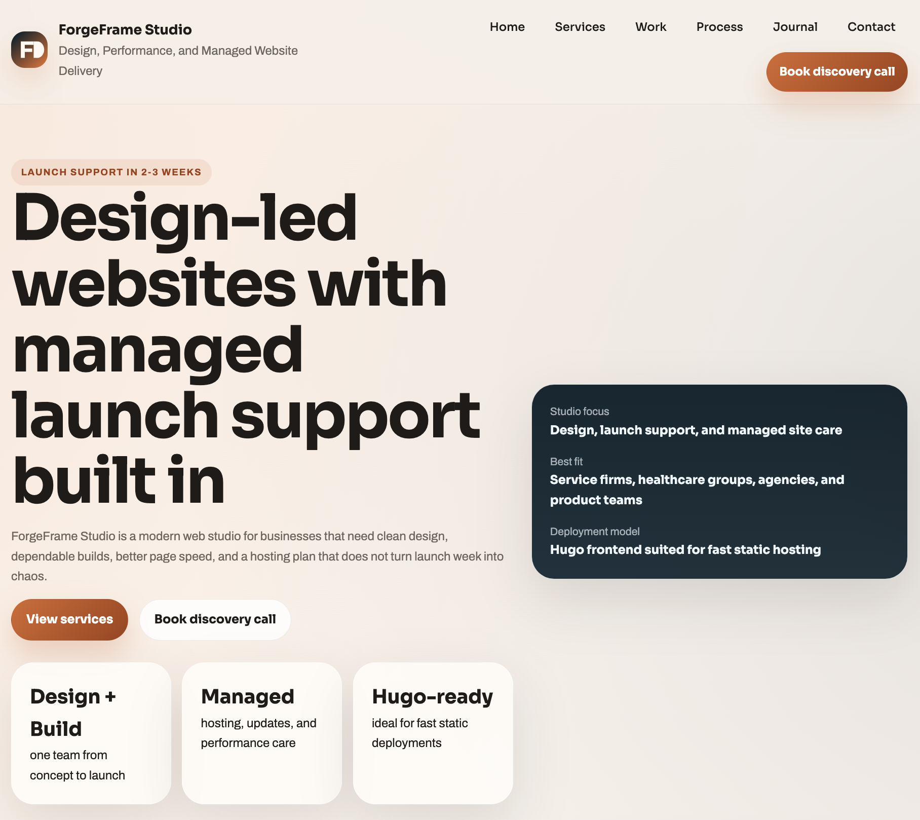 Demo 3 website preview